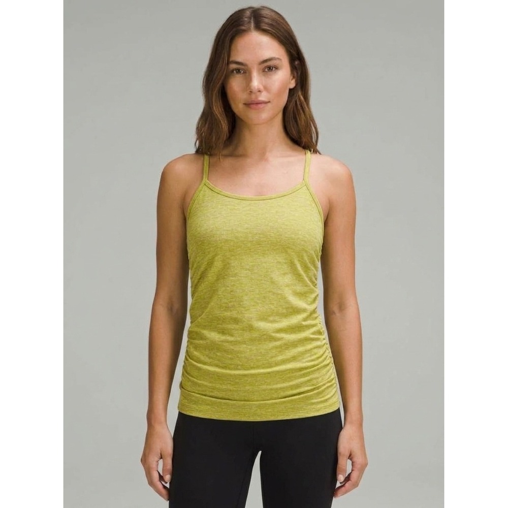 Beyond Yoga Beyond the Bump Maternity Ruched Cami Tank Top Green Women Size XS